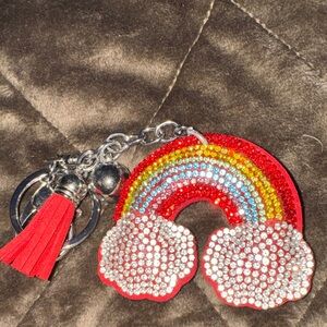 Rainbow Keychain with Tassel